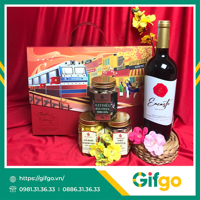 Set quà tết hồng phát Set quà tết hồng phát - Ảnh 2